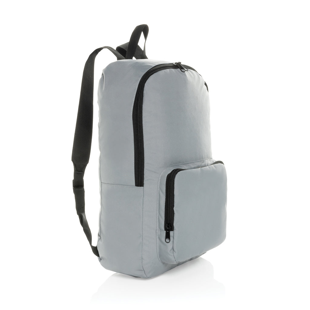 Dillon AWARE™ RPET faltbarer klassischer Rucksack – grau