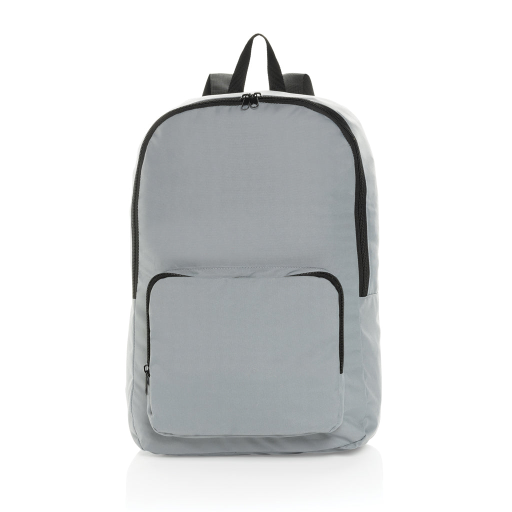 Dillon AWARE™ RPET faltbarer klassischer Rucksack – grau