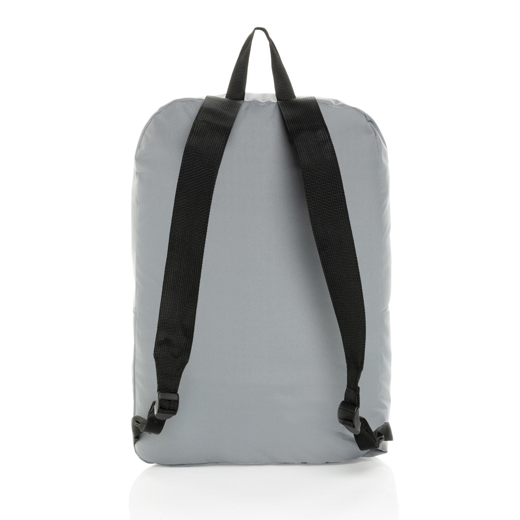 Dillon AWARE™ RPET faltbarer klassischer Rucksack – grau