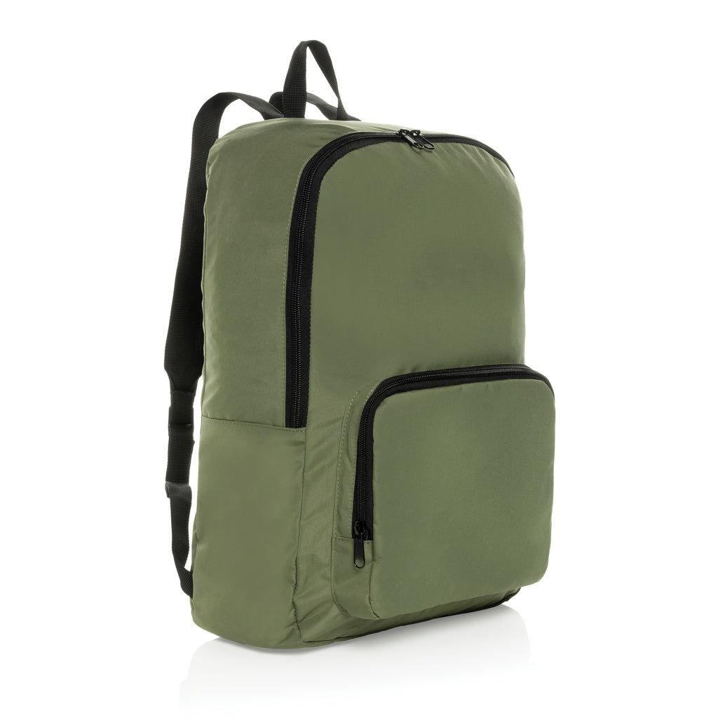 Dillon AWARE™ RPET faltbarer klassischer Rucksack – grün