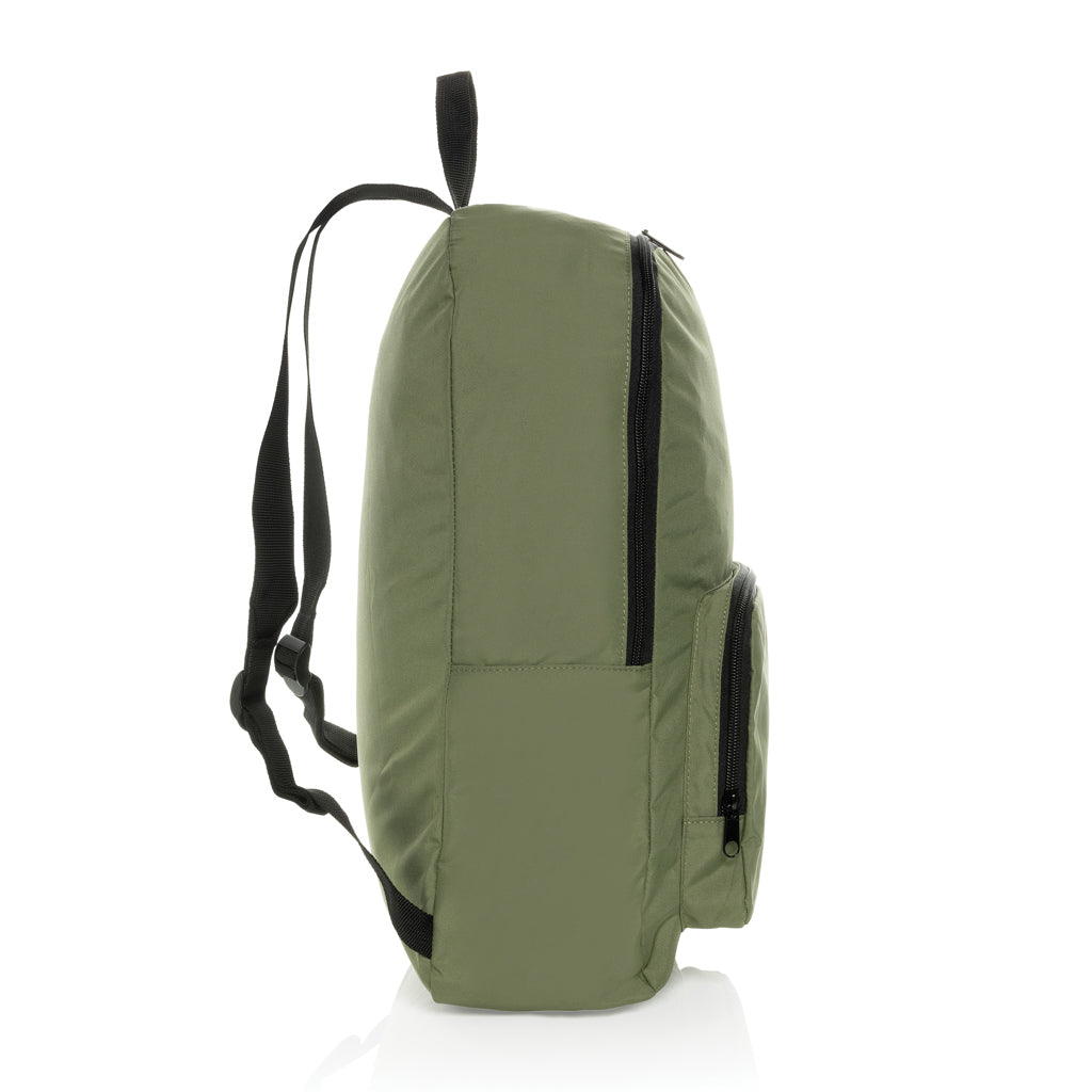 Dillon AWARE™ RPET faltbarer klassischer Rucksack – grün