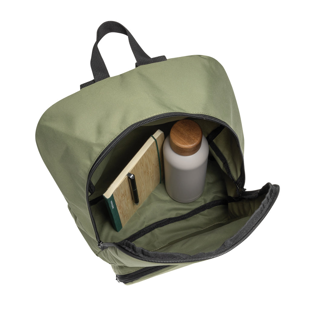 Dillon AWARE™ RPET faltbarer klassischer Rucksack – grün