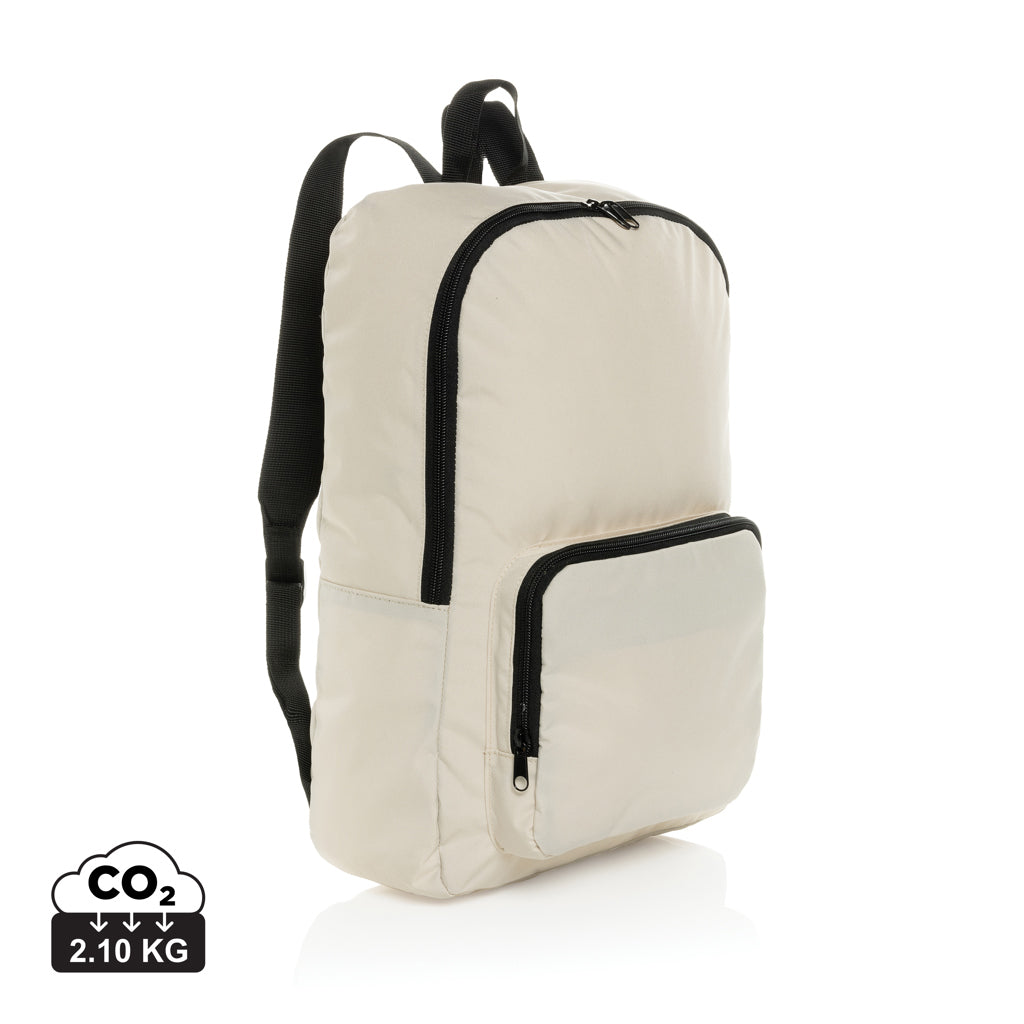 Dillon AWARE™ RPET faltbarer klassischer Rucksack – off white