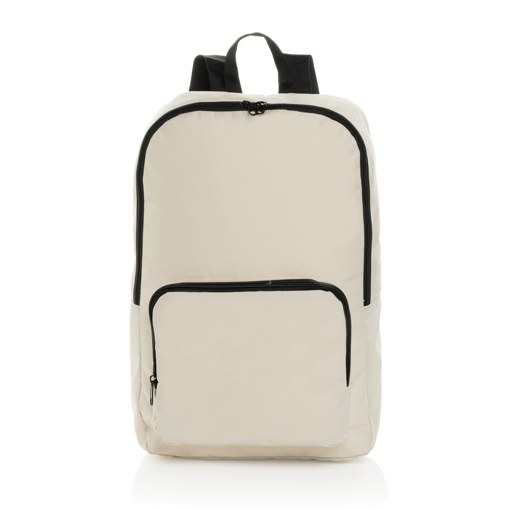 Dillon AWARE™ RPET faltbarer klassischer Rucksack – off white