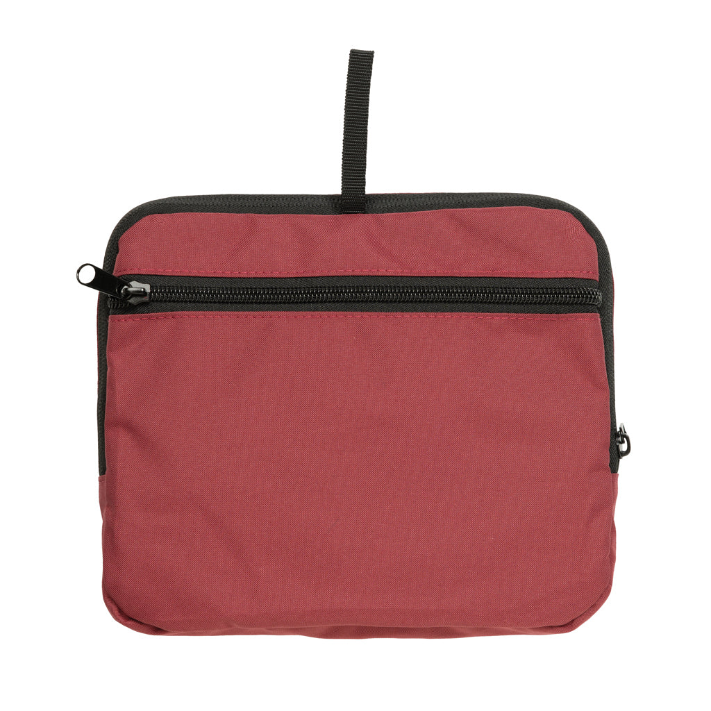 Dillon AWARE™ RPET faltbarer klassischer Rucksack – rot