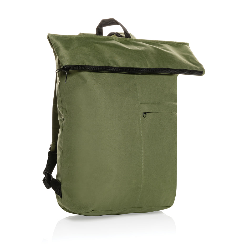 Dillon AWARE™ RPET faltbarer Lightweight-Rucksack – grün