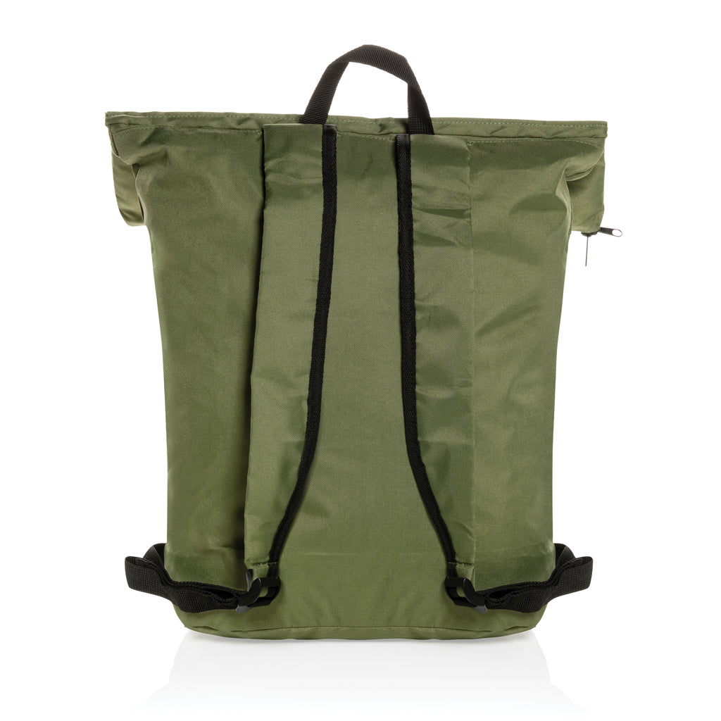 Dillon AWARE™ RPET faltbarer Lightweight-Rucksack – grün