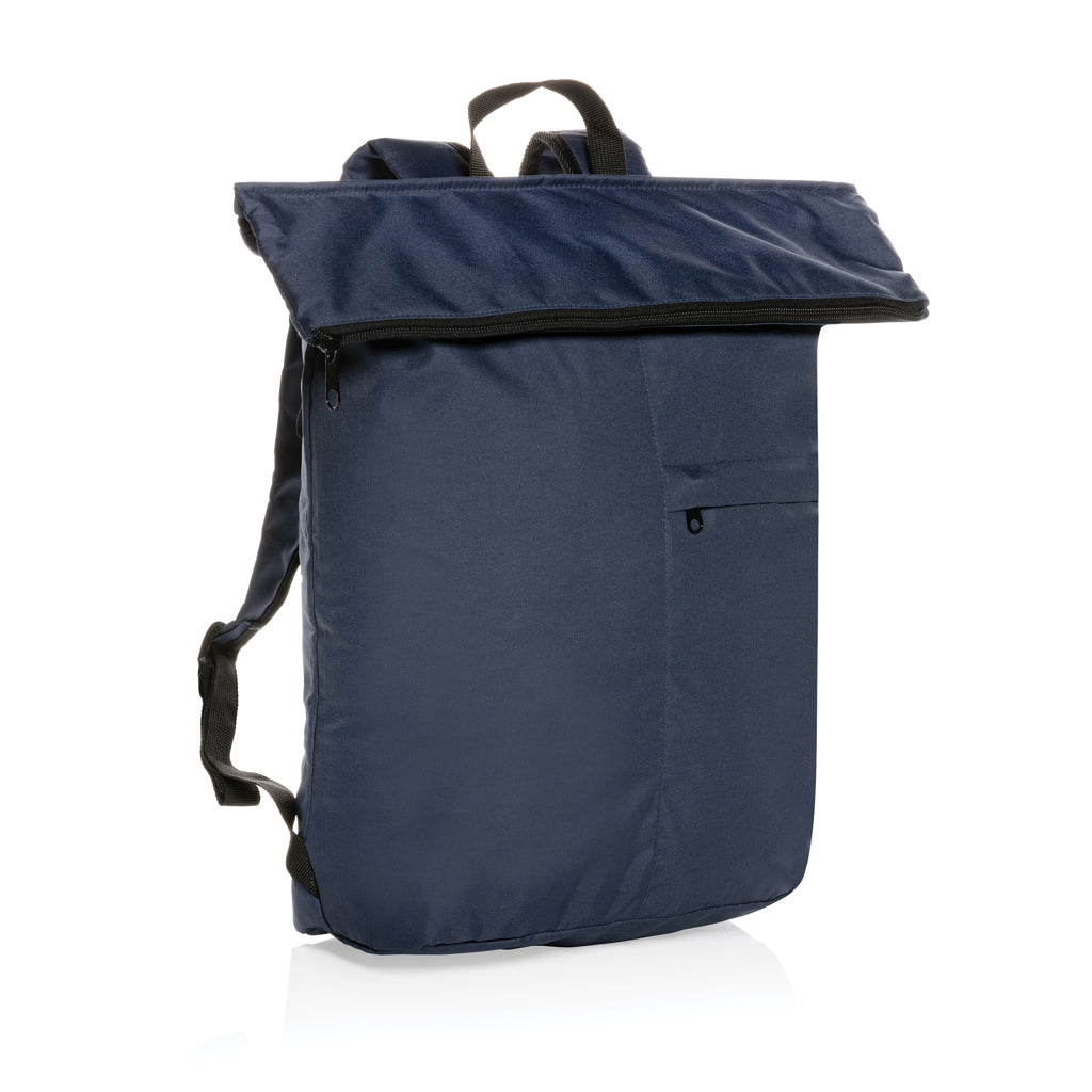 Dillon AWARE™ RPET faltbarer Lightweight-Rucksack – navy blau