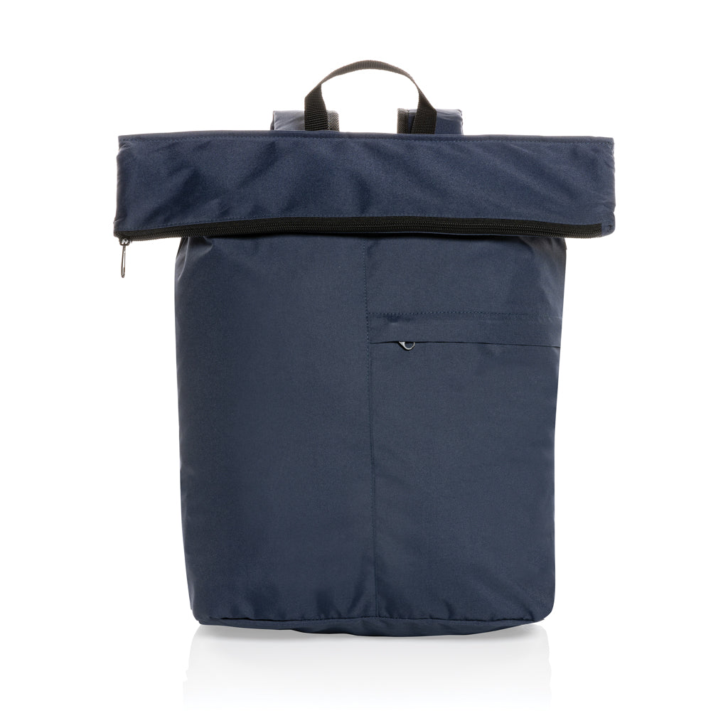 Dillon AWARE™ RPET faltbarer Lightweight-Rucksack – navy blau