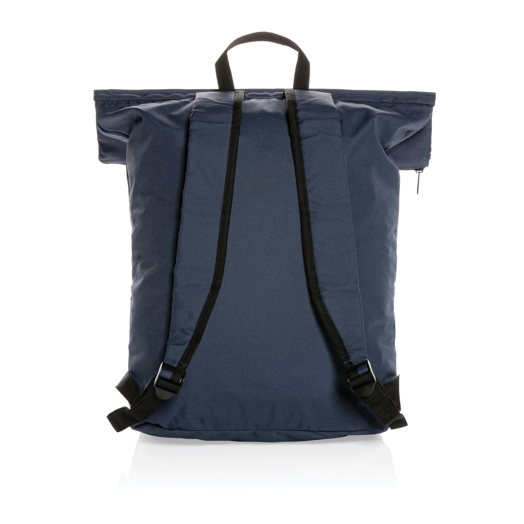 Dillon AWARE™ RPET faltbarer Lightweight-Rucksack – navy blau