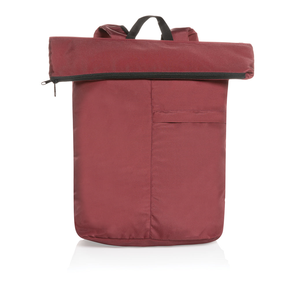 Dillon AWARE™ RPET faltbarer Lightweight-Rucksack – rot