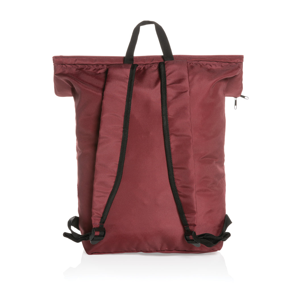 Dillon AWARE™ RPET faltbarer Lightweight-Rucksack – rot