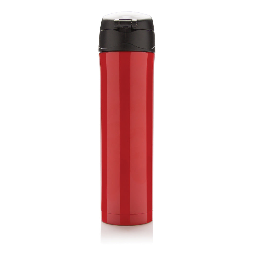 Easy Lock Vakuum-Flasche aus RCS recyceltem Stahl – rot