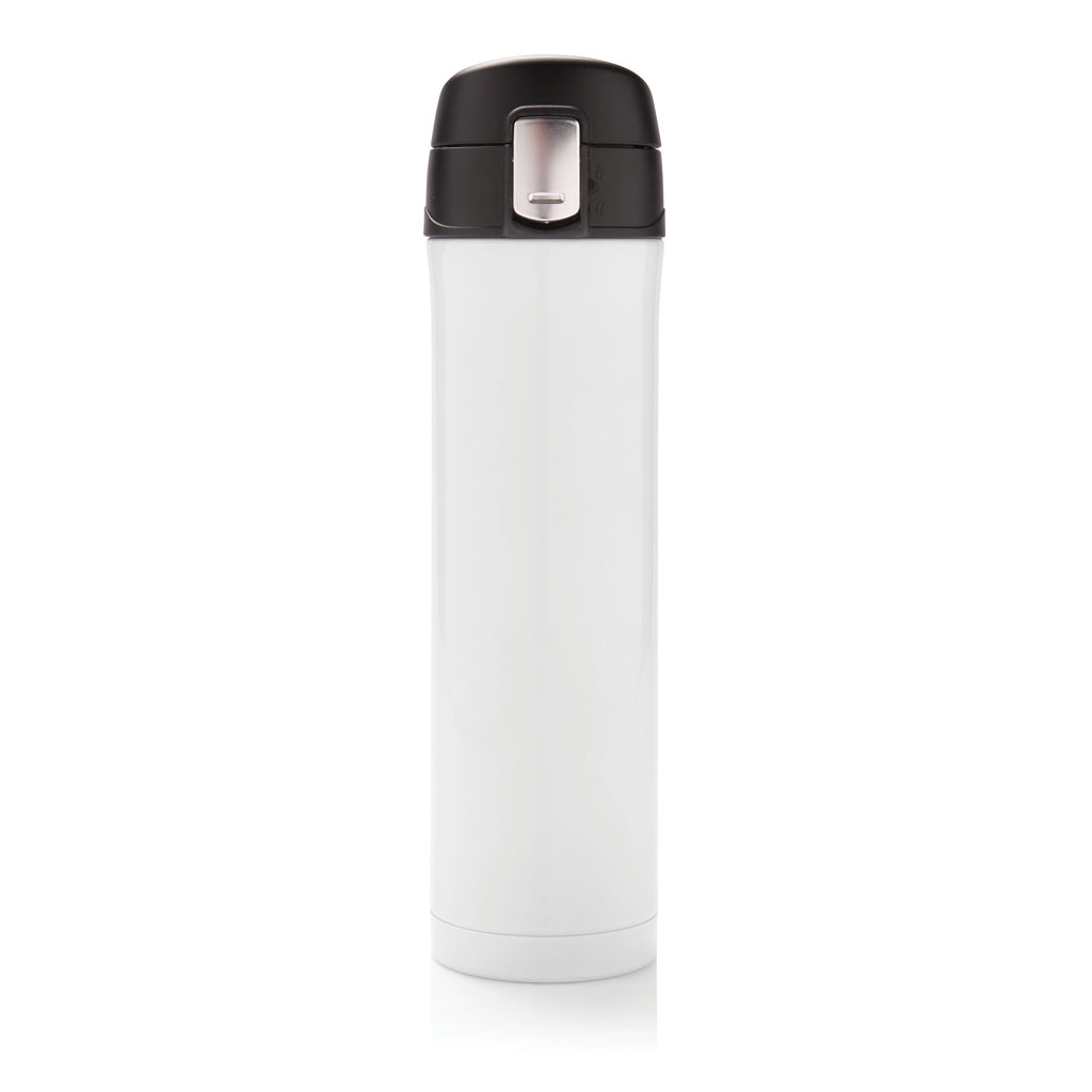 Easy Lock Vakuum-Flasche aus RCS recyceltem Stahl – weiß
