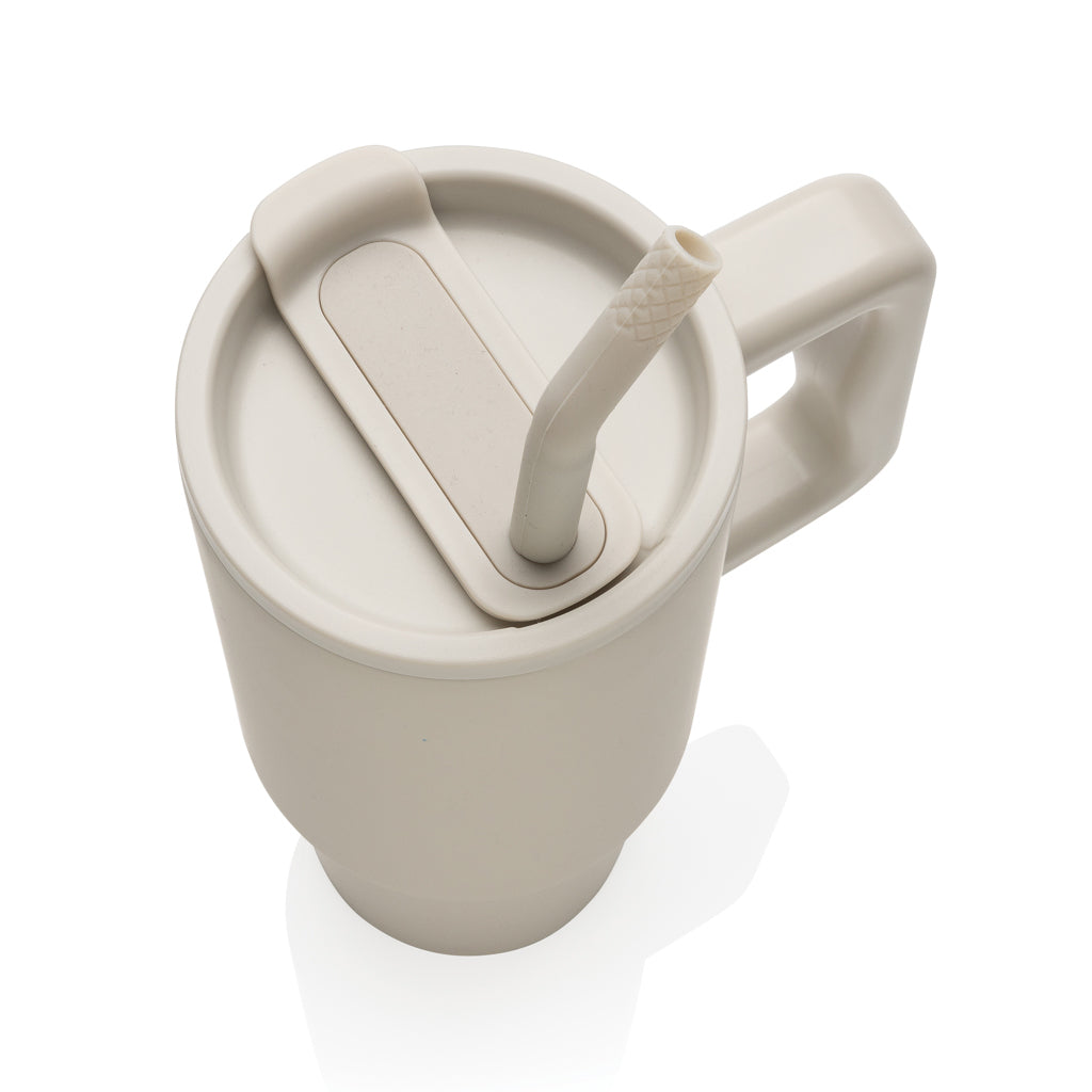 Embrace Deluxe Becher aus RCS recyceltem Edelstahl 900ml – beige