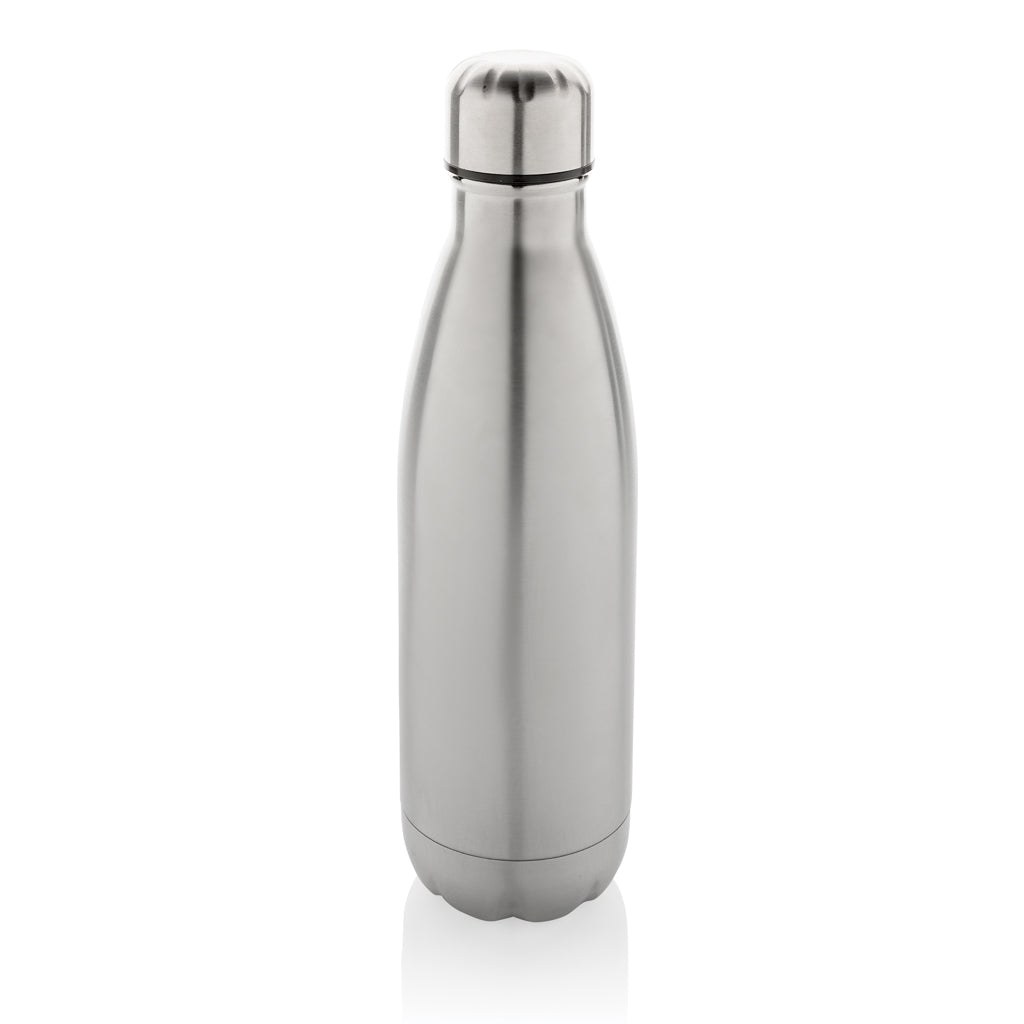 Eureka einwandige Wasserflasche aus RCS rec. Stainless-Steel – silber