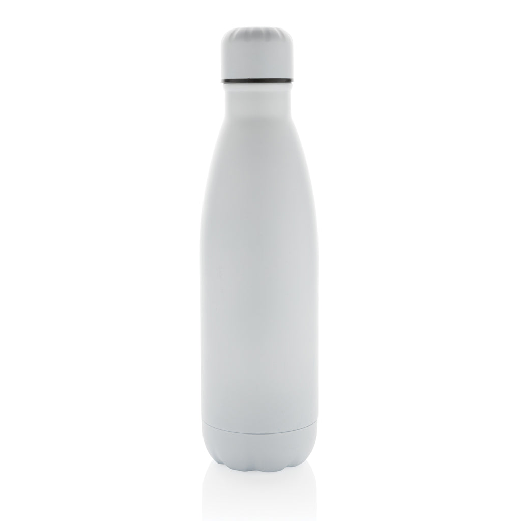 Eureka einwandige Wasserflasche aus RCS rec. Stainless-Steel – weiß