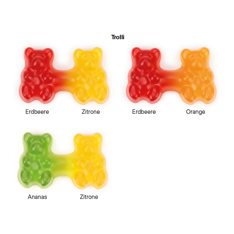 Express Werbekarte Trolli Team Bärchen