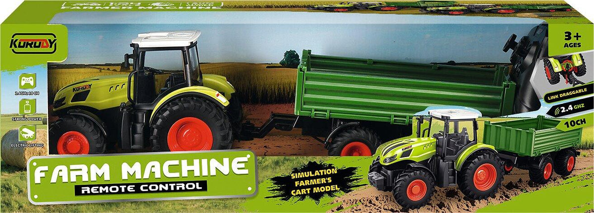 Ferngesteuerter Traktor mit Kippanhänger 1:24 – Verpackung