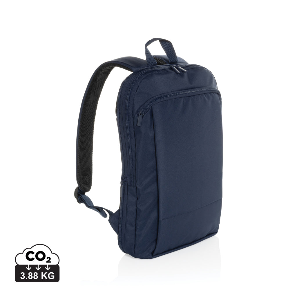 Flexpack Aware™ Expandable Slim RPET 15,6" Laptop-Rucksack – navy blau