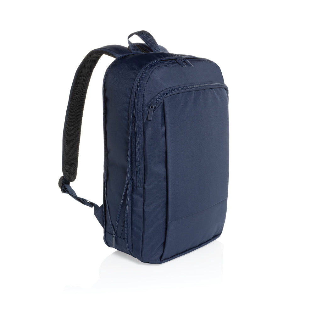Flexpack Aware™ Expandable Slim RPET 15,6" Laptop-Rucksack – navy blau