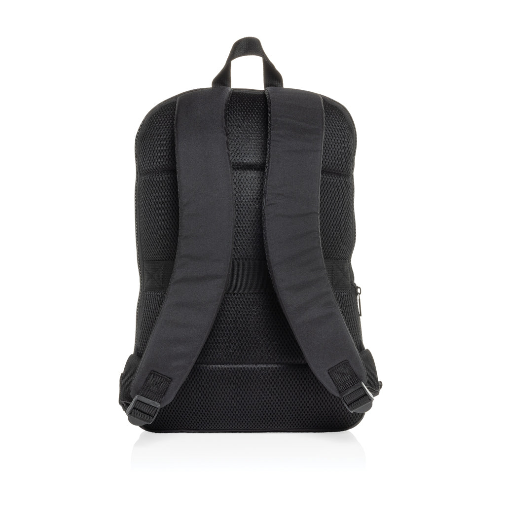 Flexpack Aware™ Expandable Slim RPET 15,6" Laptop-Rucksack – schwarz