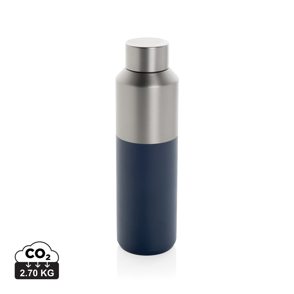 Fluid Flasche aus RCS-zertifiziert recyceltem Stahl, 600ml – navy blau