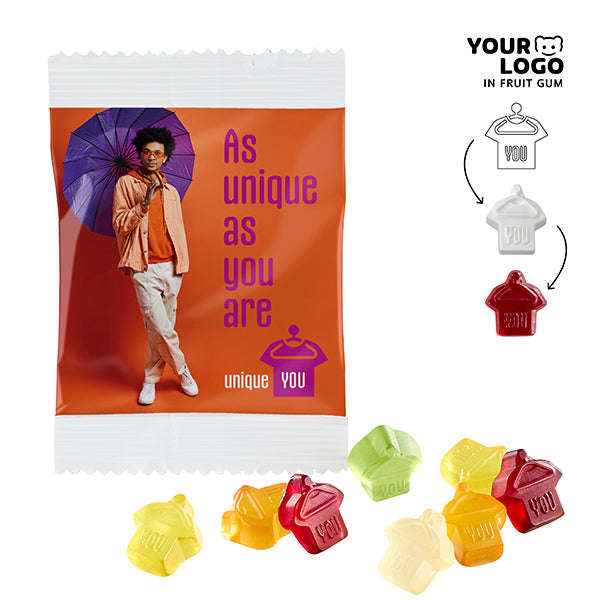 Beispiele für Fruchtgummi Sonderformen nach Kundenwunsch