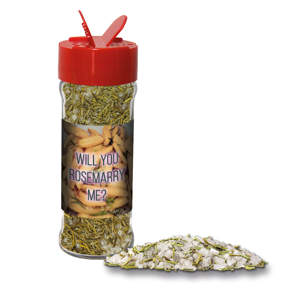 Gewürze im Glas mit Streuaufsatz – Gewürzmischung Rosmarin Salz, ca. 65 g