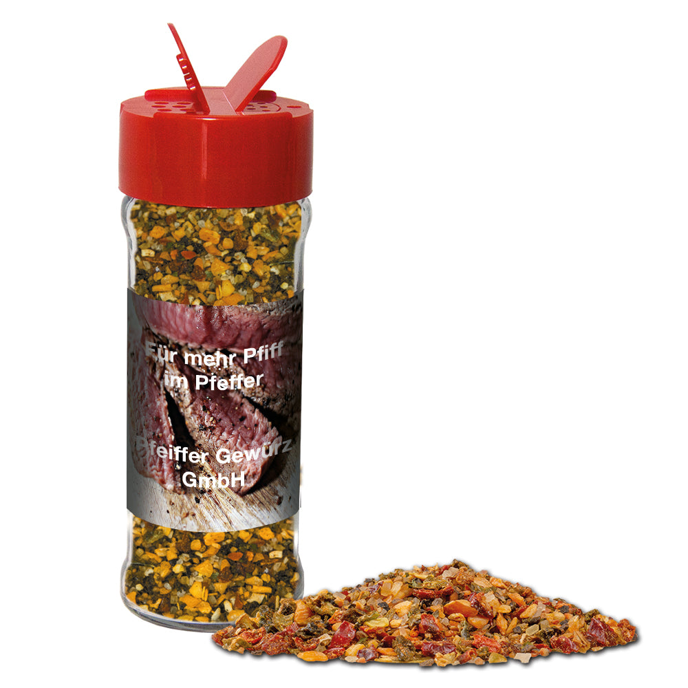 Gewürze im Glas mit Streuaufsatz – Gewürzmischung Steak Pfeffer, ca. 55 g