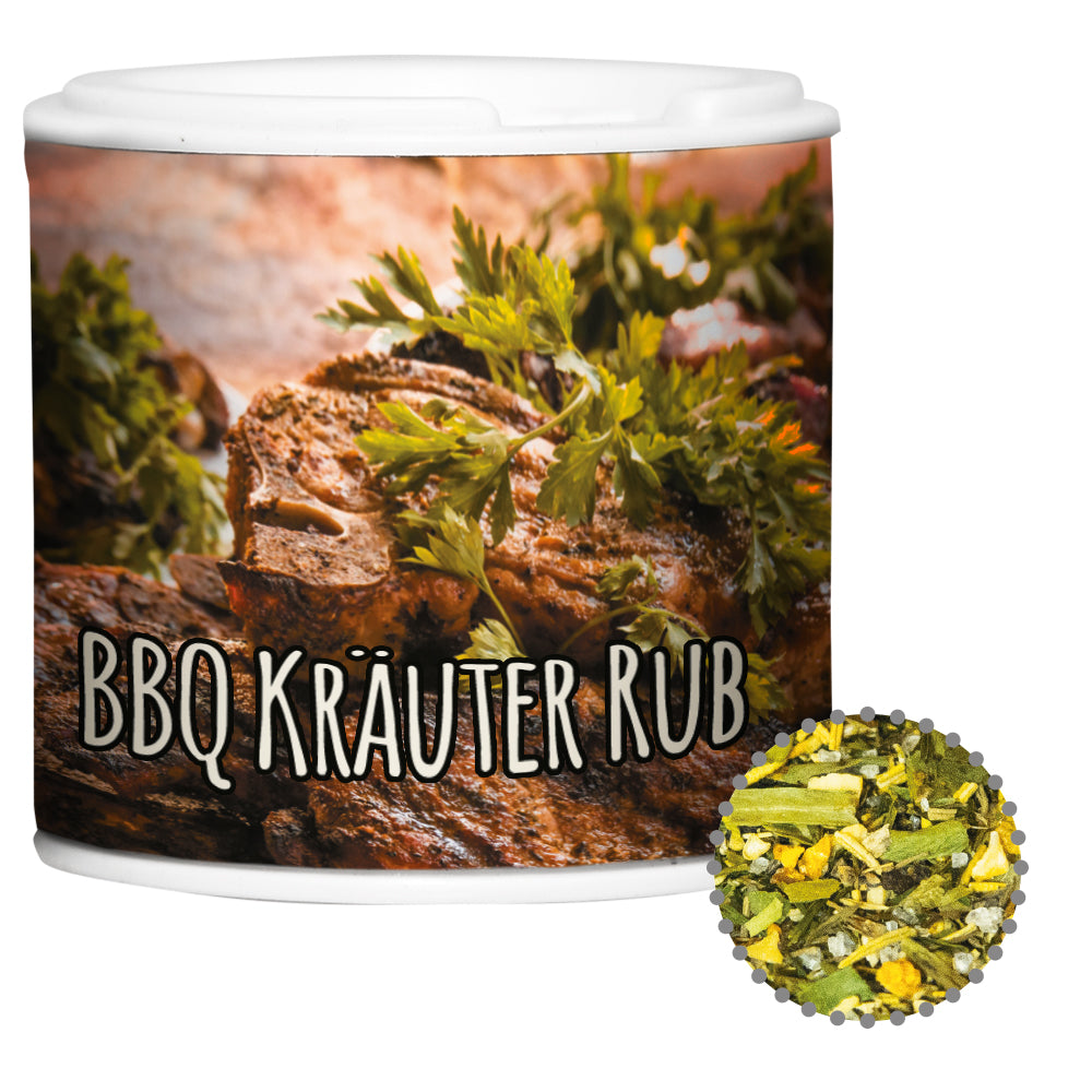 Gewürzmischungen in der kleinen Streudose – Gewürzmischung BBQ Kräuter Rub, ca. 20 g