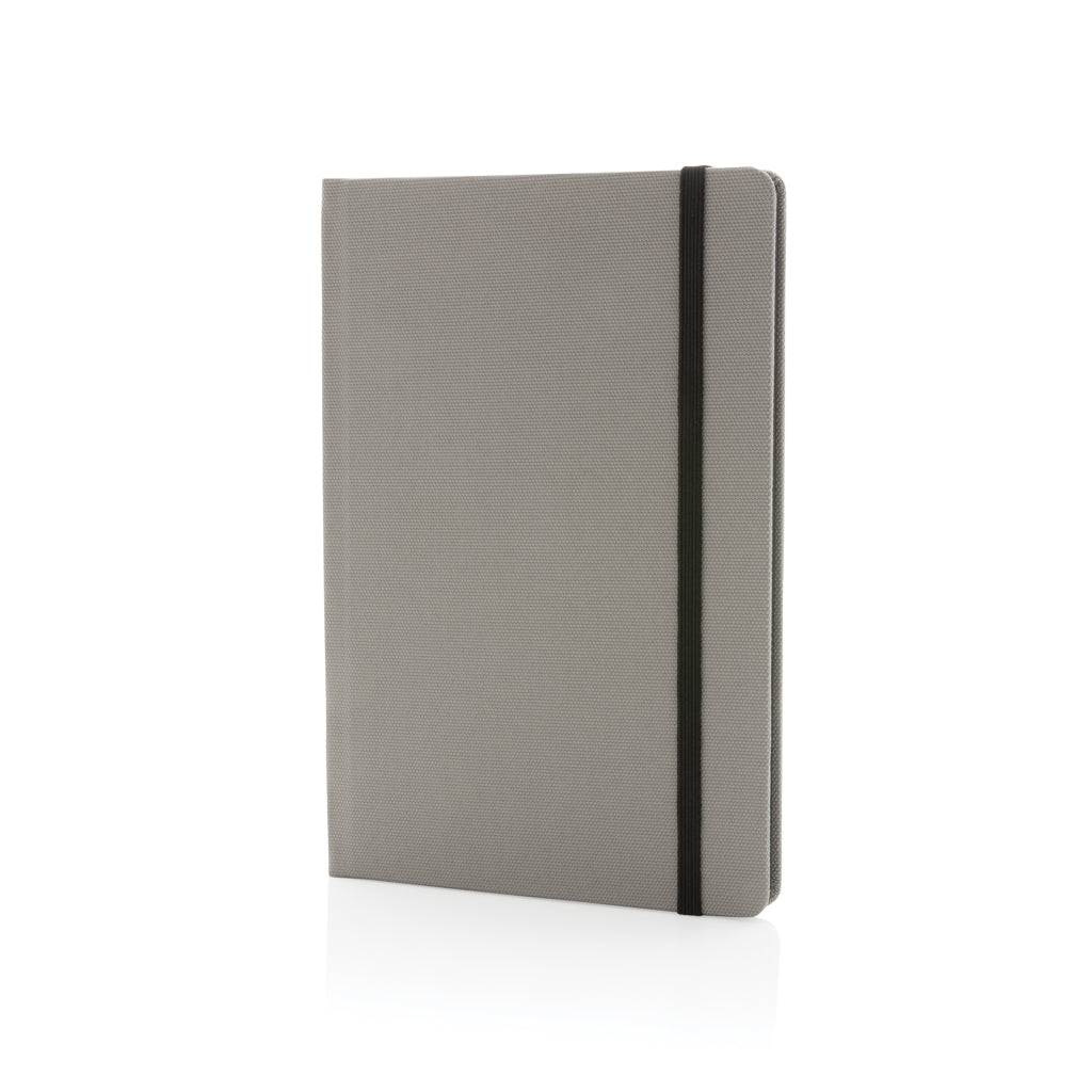 GRS-zertifiziertes rPET-A5-Notizbuch – grau