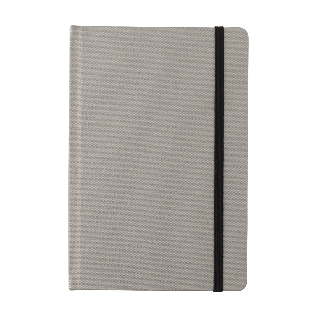 GRS-zertifiziertes rPET-A5-Notizbuch – grau