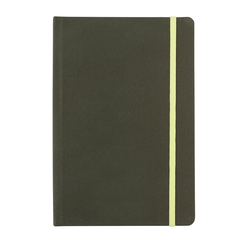 GRS-zertifiziertes rPET-A5-Notizbuch – grün
