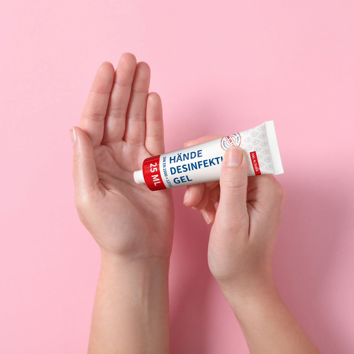 Hände Desinfektionsgel 25 ml Tube