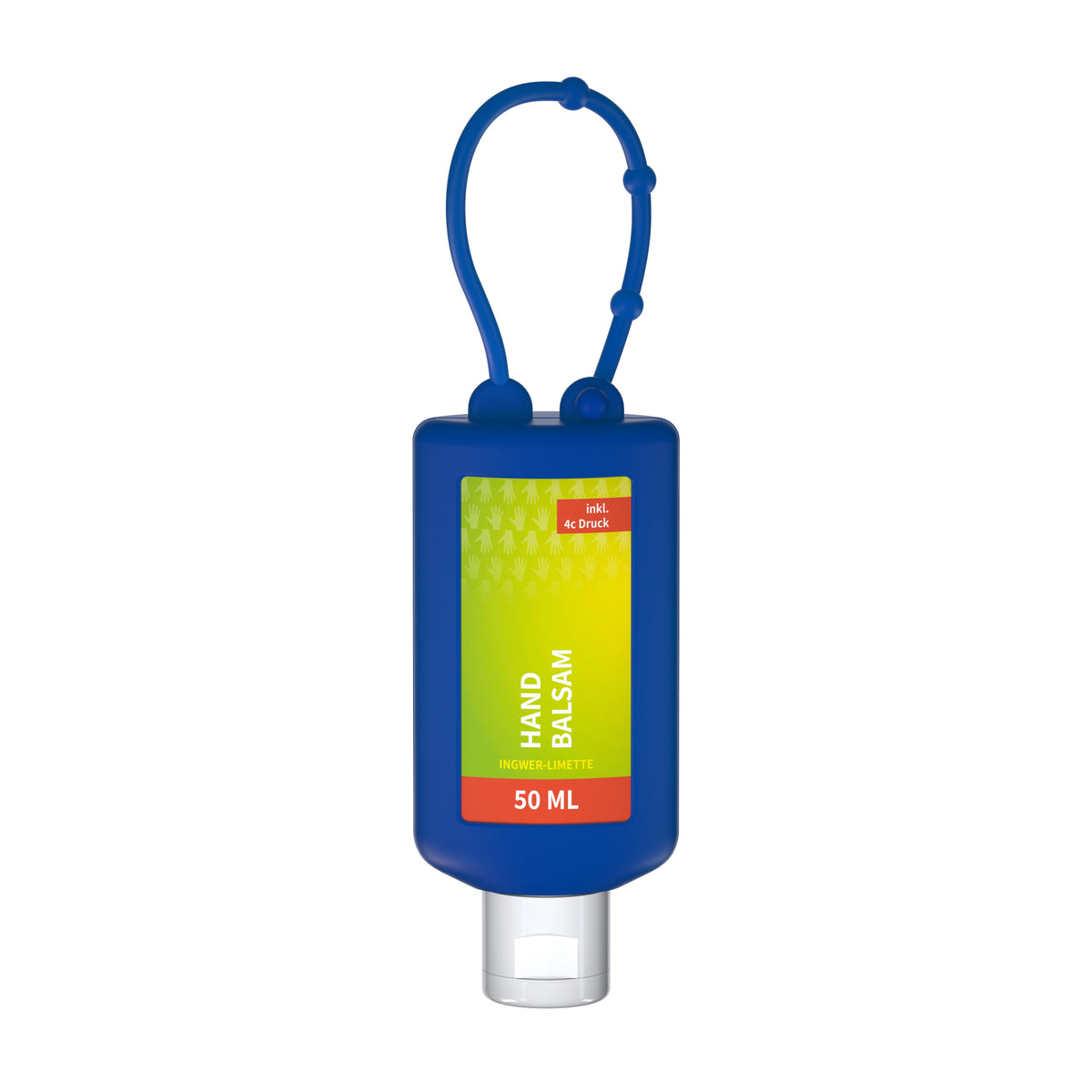 Handbalsam Ingwer Limette 50 ml Flasche zum Anhängen – Blau