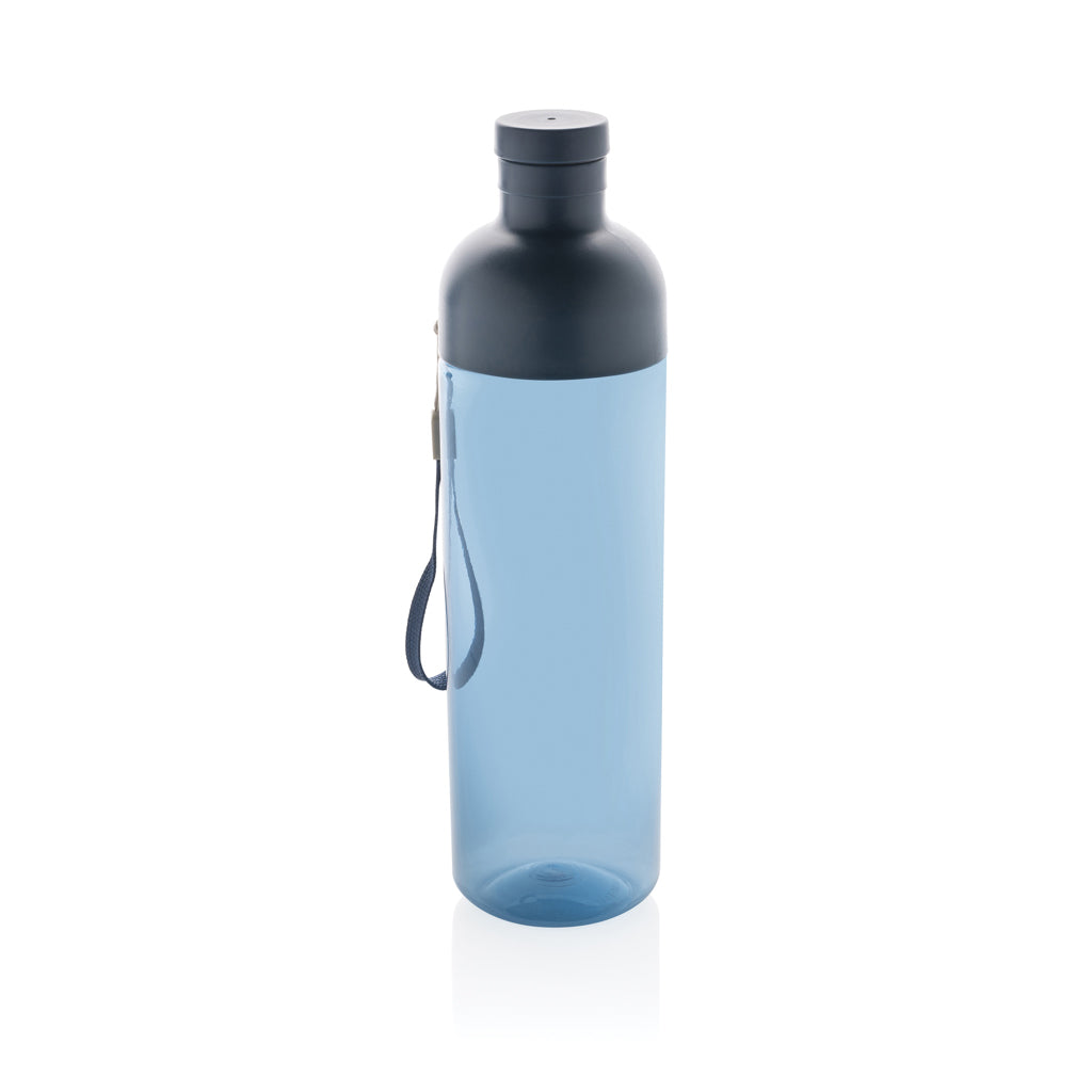 Impact auslaufsichere Wasserflasche aus RCS recyc. PET 600ml – navy blau