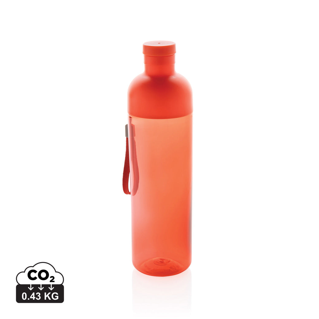 Impact auslaufsichere Wasserflasche aus RCS recyc. PET 600ml – rot