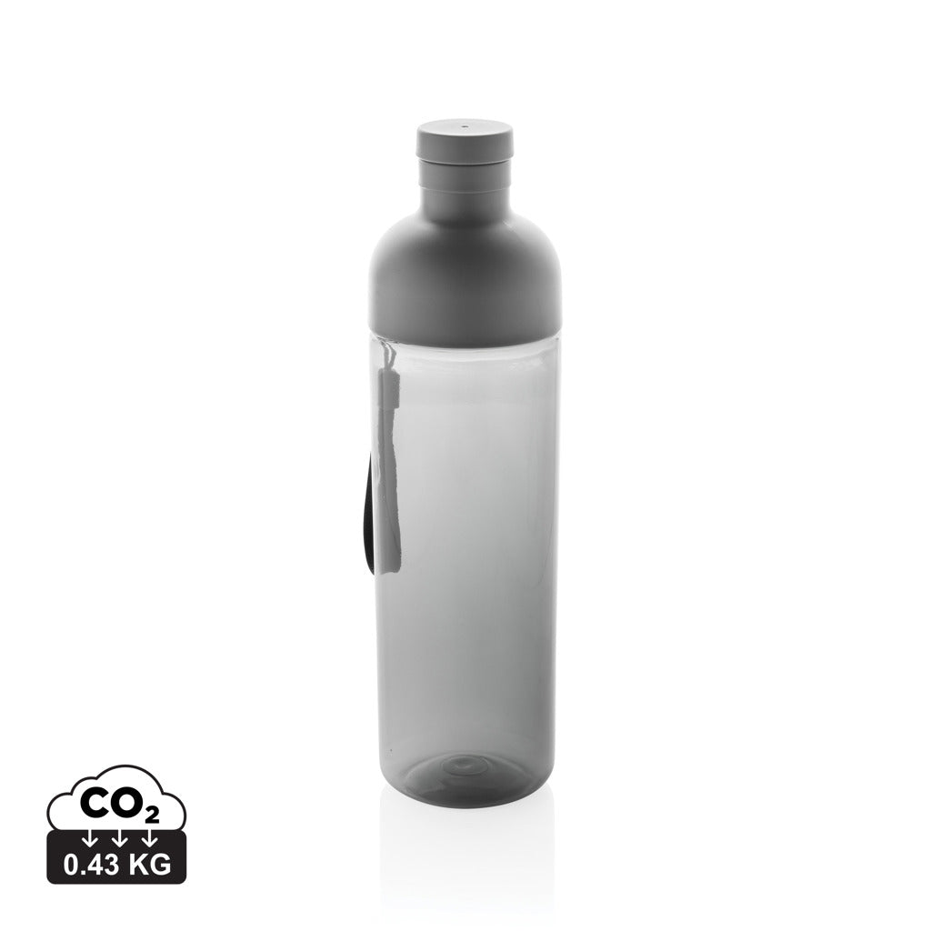 Impact auslaufsichere Wasserflasche aus RCS recyc. PET 600ml – schwarz