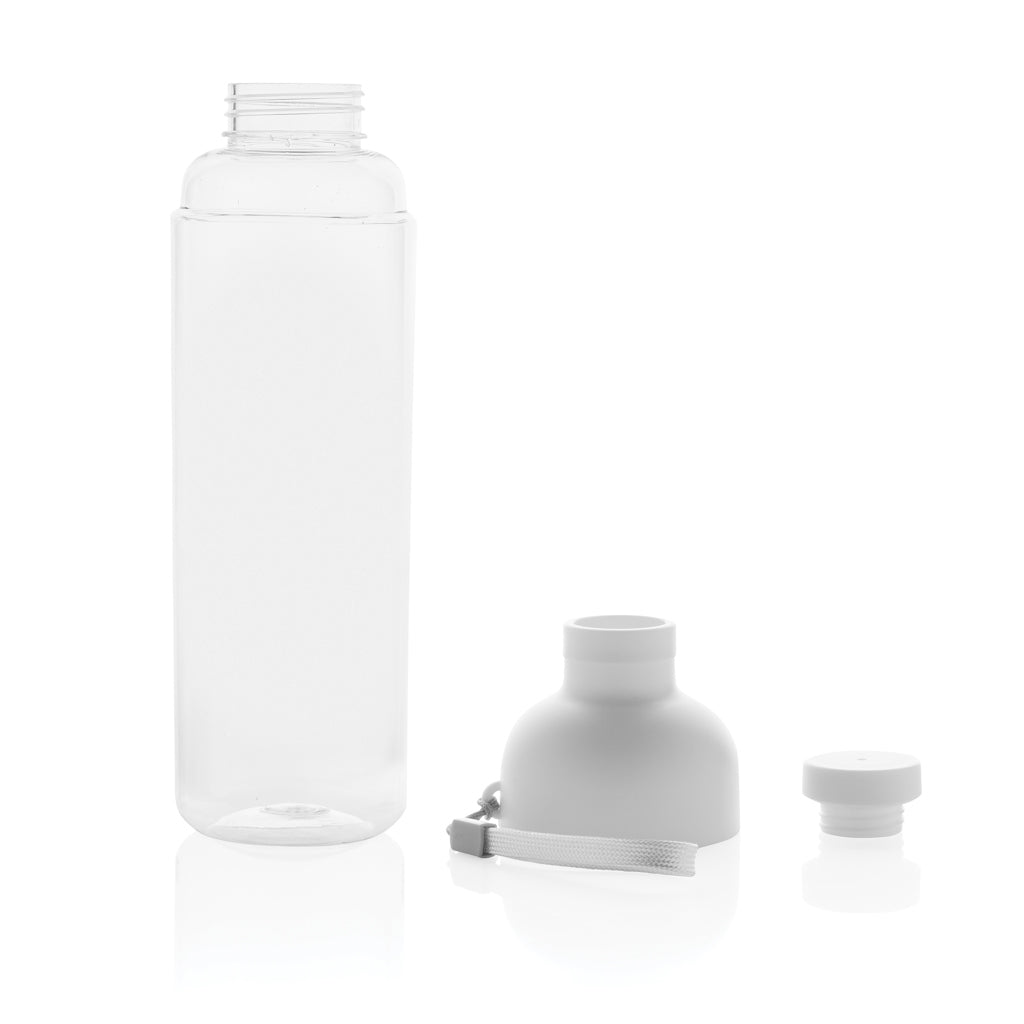 Impact auslaufsichere Wasserflasche aus RCS recyc. PET 600ml – weiß