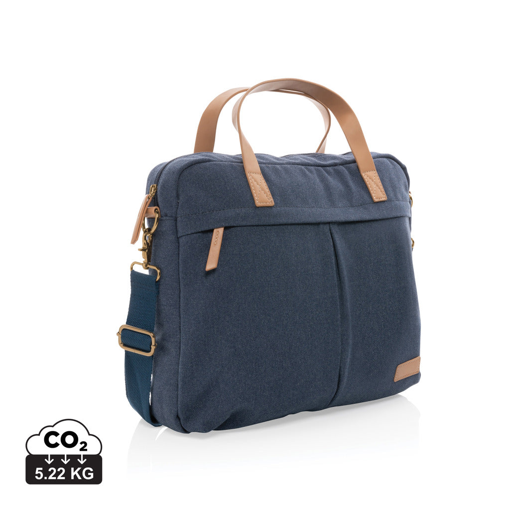 Impact AWARE™ 16 oz. rCanvas Laptop-Tasche – blau