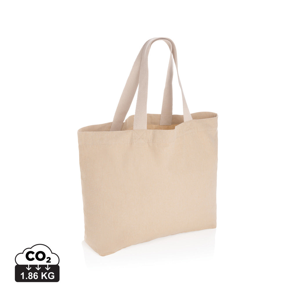 Impact Aware™ 240g/m² große Tasche aus rCanvas, ungefärbt – braun