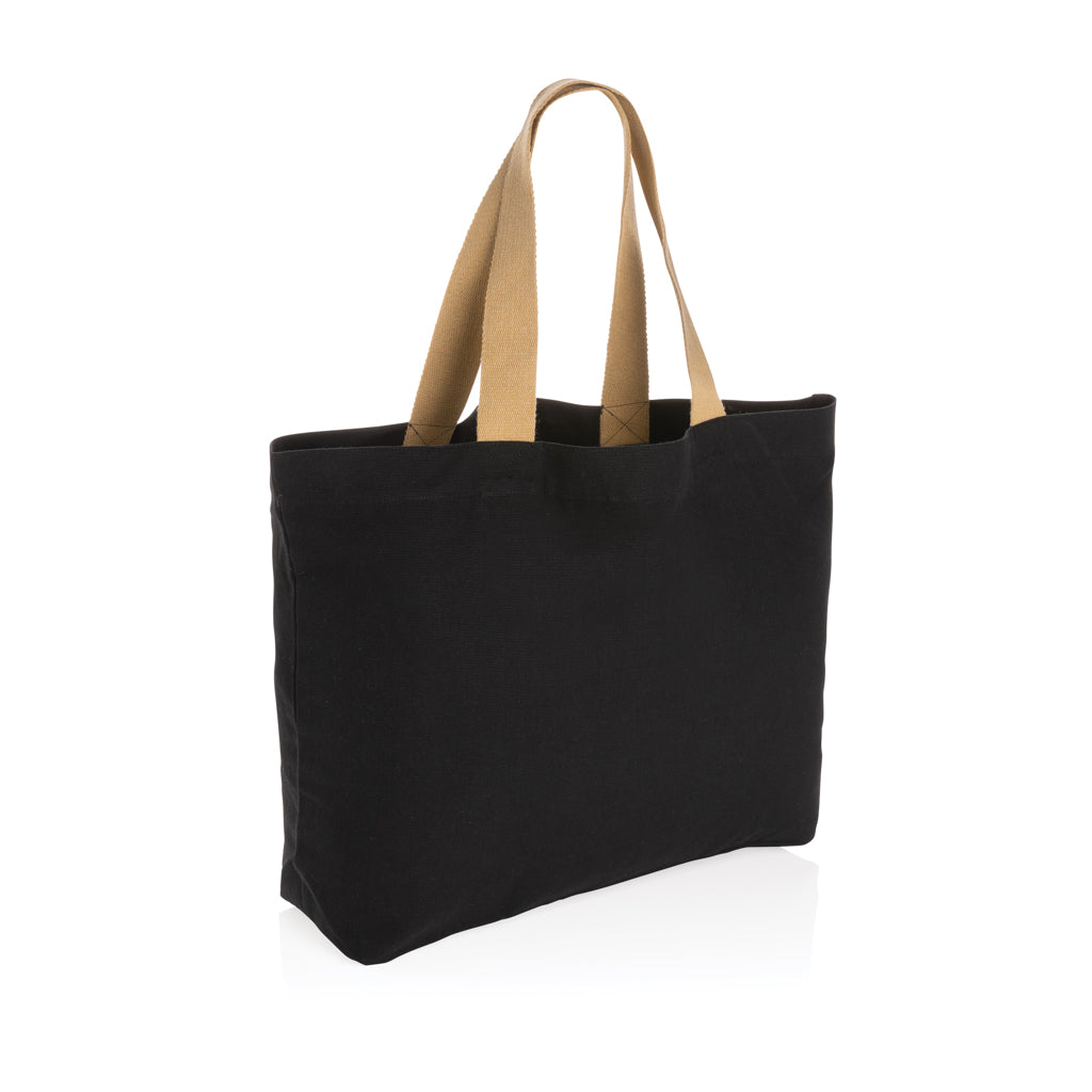 Impact Aware™ 240g/m² große Tasche aus rCanvas, ungefärbt – schwarz