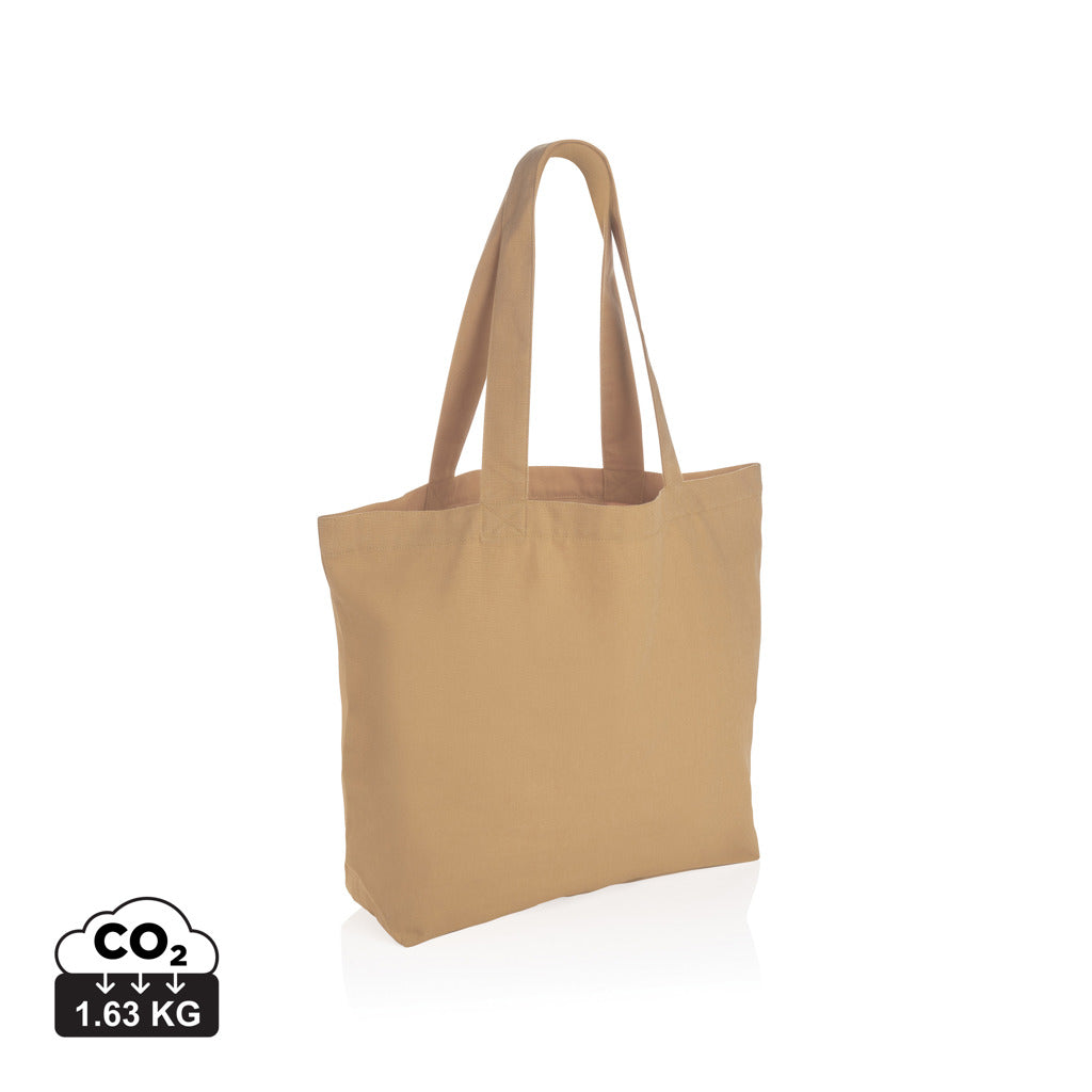 Impact Aware™ 240g/m² rcCanvas Shopper + Tasche, ungefärbt – braun