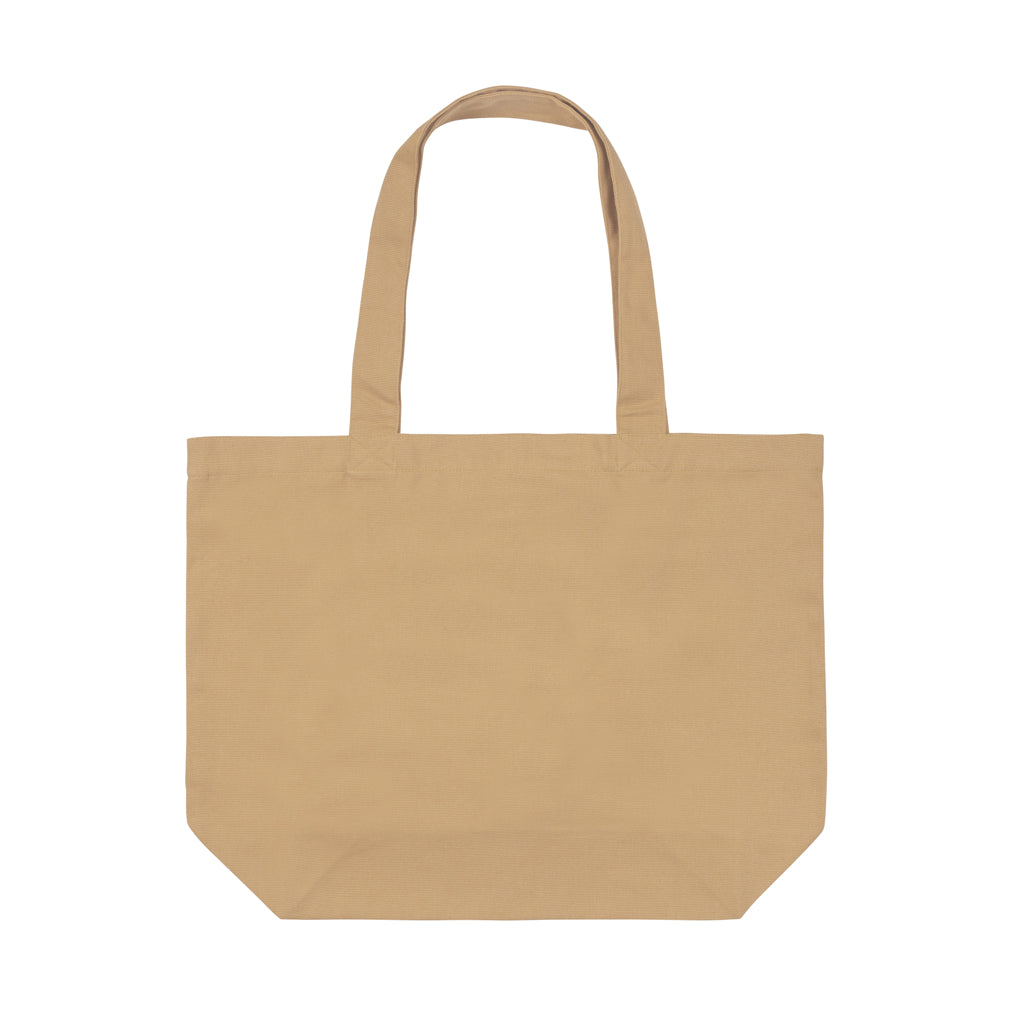 Impact Aware™ 240g/m² rcCanvas Shopper + Tasche, ungefärbt – braun