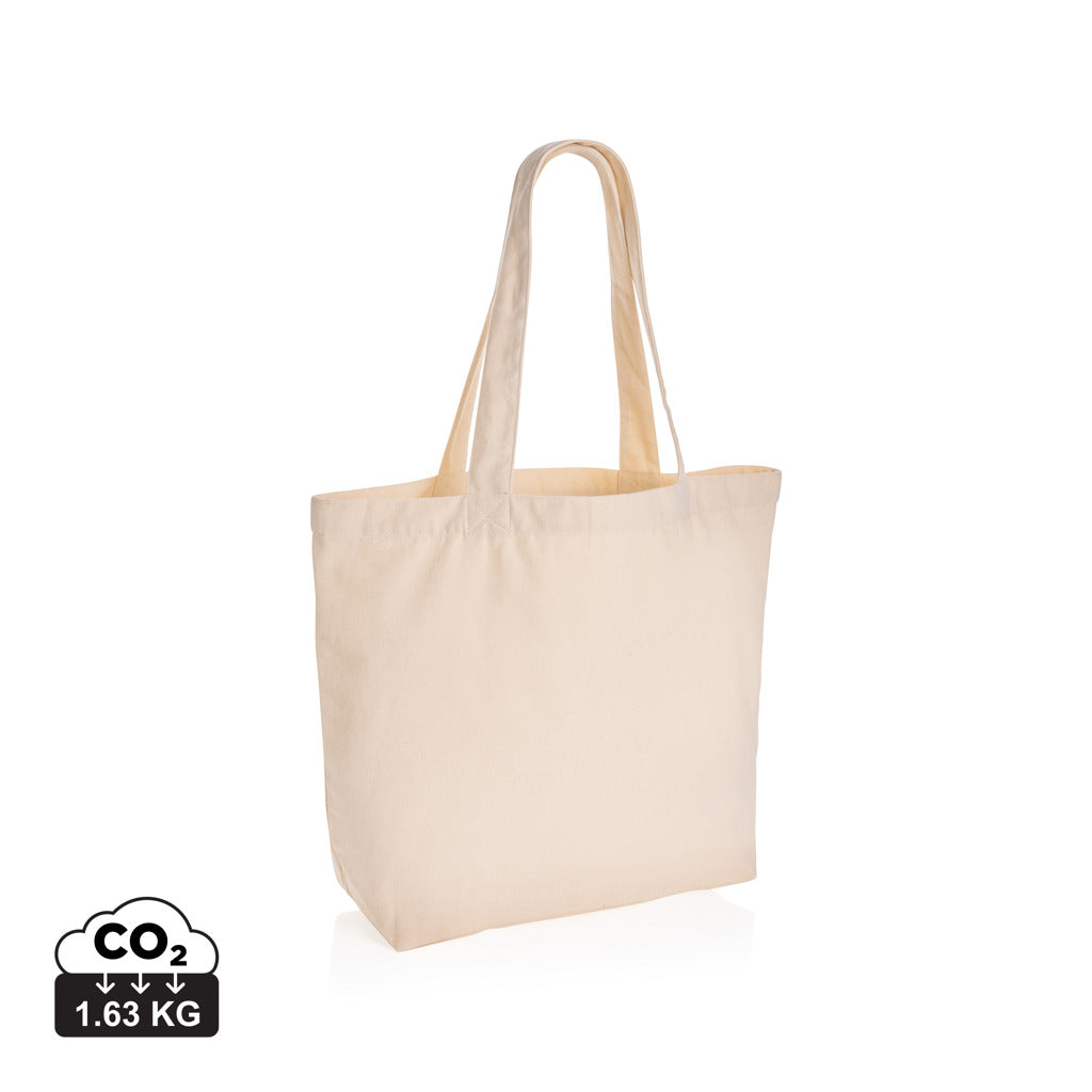 Impact Aware™ 240g/m² rcCanvas Shopper + Tasche, ungefärbt – off white