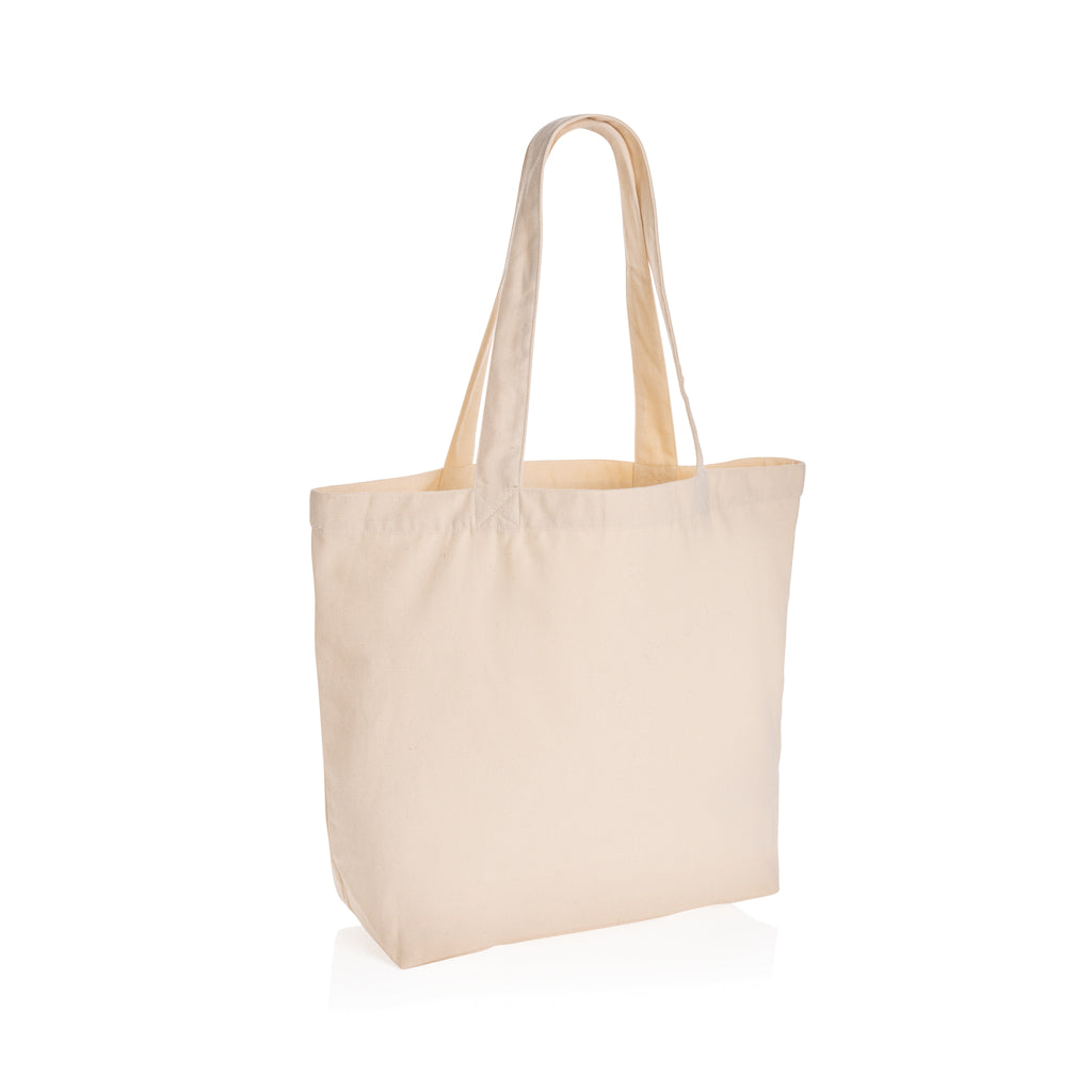 Impact Aware™ 240g/m² rcCanvas Shopper + Tasche, ungefärbt – off white