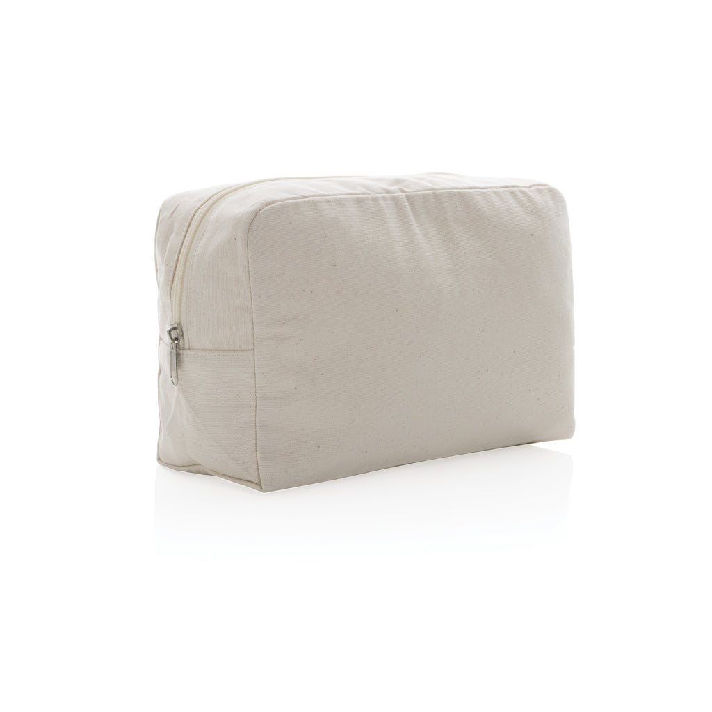 Impact Aware™ 285g/m² Kosmetiktasche aus ungefärbtem Canvas – off white