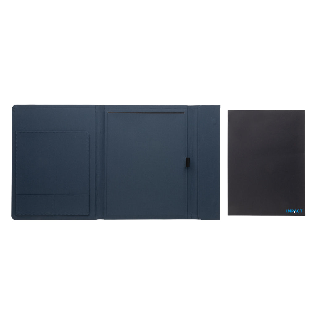 Impact Aware™ A4 Portfolio mit Magnetverschluss – navy blau