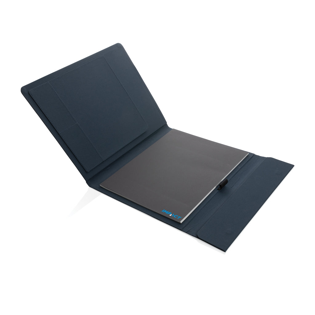 Impact Aware™ A4 Portfolio mit Magnetverschluss – navy blau